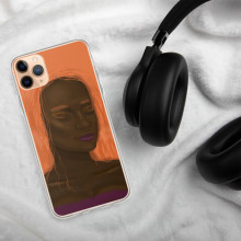 Orange Girl iPhone Case