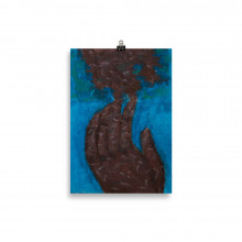 Hand Underwater Print